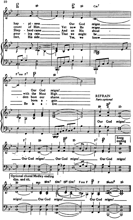 Our God Reigns - sheet music page 2