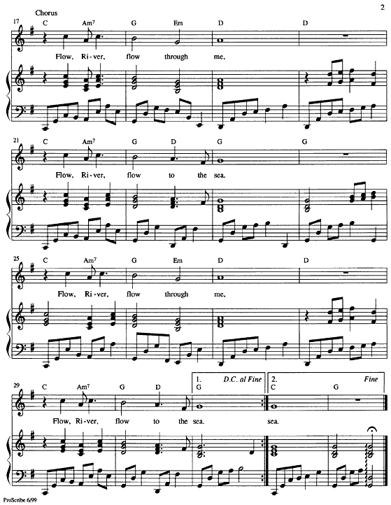 You are the River - sheet music page 2
